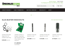 Tablet Screenshot of greenleestore.com